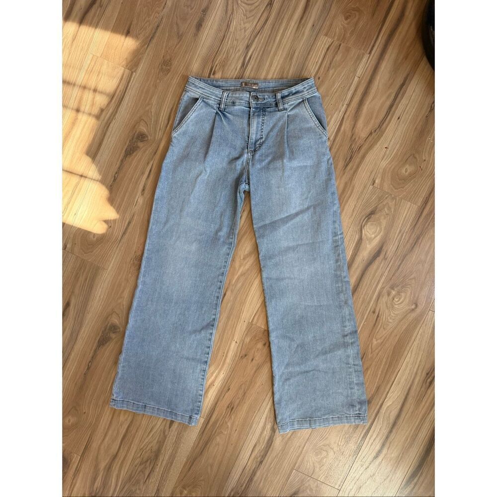 Kut from the Kloth High Rise Wide Leg Pleated Jeans Size 6 - Picture 14 of 14